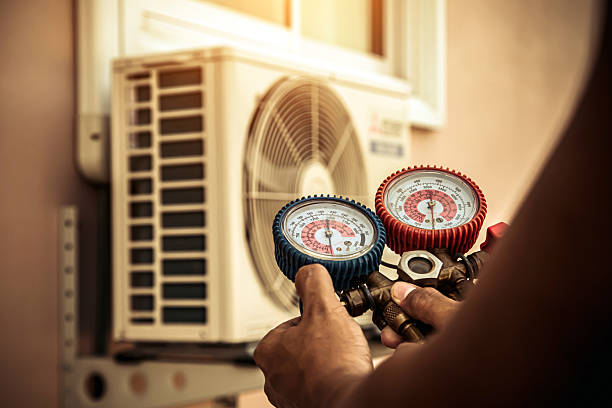 Professional Ductwork Repair technician working in Martinsville, NJ